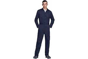 MCJC Coveralls for Men Adult Blue Jumpsuit Coveralls Mechanic Work Uniform Halloween Horror Killer Costume