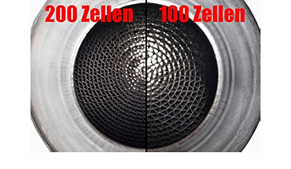 200 celdas metal Catalizador (100 mm de diámetro, 76 mm ...