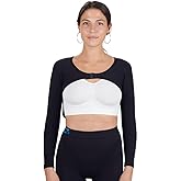 CzSalus Flat knit High compression mini top, massaging arms sleeves for Lipedema, Lymphedema diseases