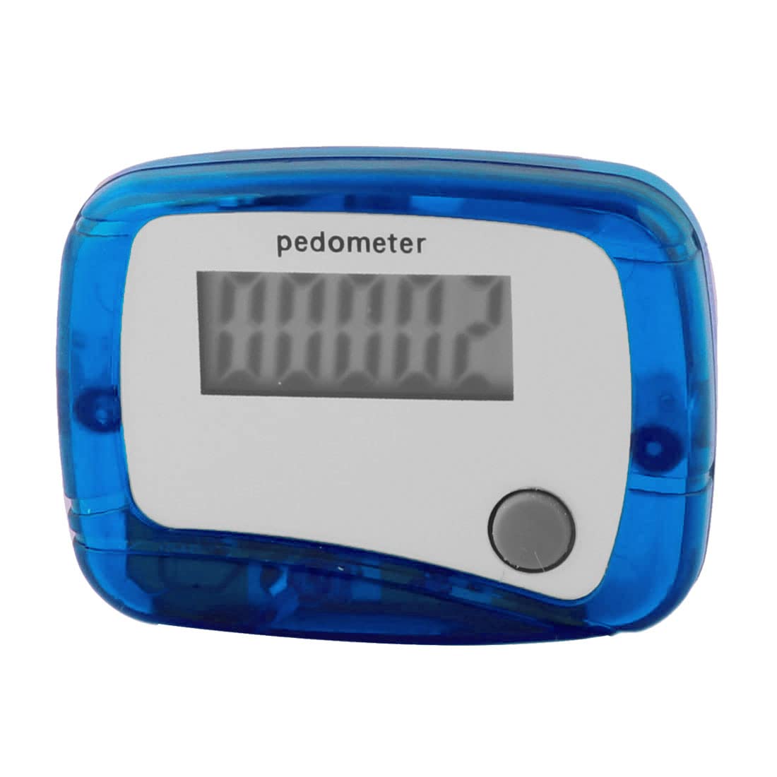 sourcingmap Sport 5 Digits LCD Display Digital Step Counter Pedometer Blue