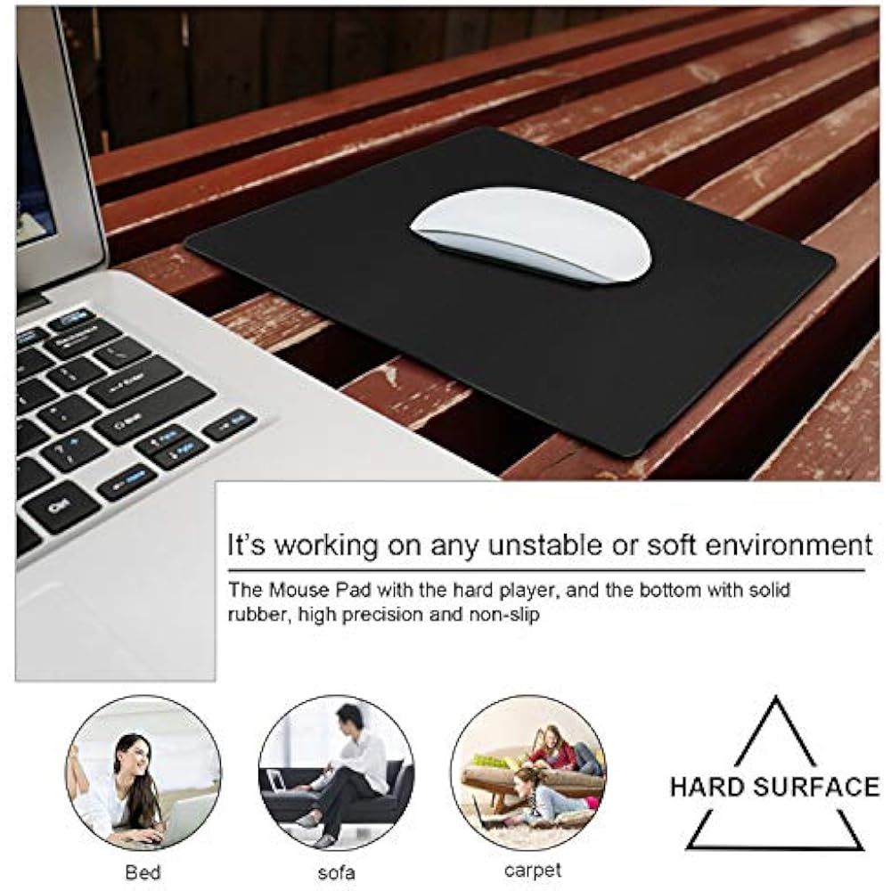 Hard Gaming Mouse Pad Large With Enhance Precision And Smooth Plastic