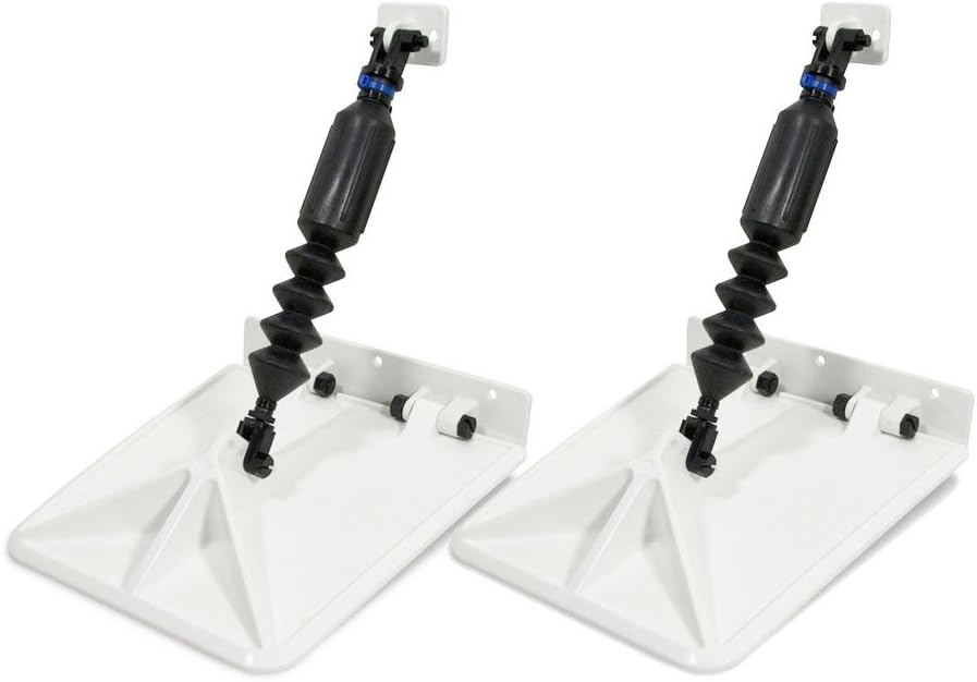 Nauticus Smart Tabs SX 9.5" x 10" w/40lb Actuator - White