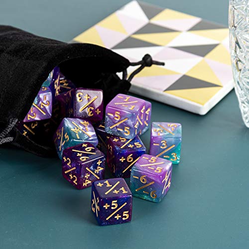 Dadi Magic The Gathering SLAKOZYT - 48 Cubi Token Glitter Per MTG, CCG, Giochi Di Carte - Foto 6