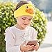 FIRIK Kids Headphones Volume Limited Soft Children Fleece Headband Size Adjustable Toddler Headphones Perfect for Travel, Home,School and Christmas Birthday Gift - Duck