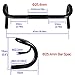 UPANBIKE Fixed Gear Bike Road Bicycle Drop Bar Bent Handlebar Aluminum Alloy 25.4mm 31.8mm