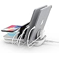 SooPii 70W Charging Station for Multiple Devices,5 Port Charging Dock with 15W Wireless Charger, 25W USB C PD/PPS Fast Charging for Galaxy,lPad,lPhone 15/14/13/Xs/Max