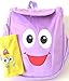 Dora the Explorer Dora Mr.Backpack Purple Plush Backpack with Map New Style