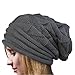 Cap ,BeautyVan Winter Fashion Crochet Hat Wool Knit Beanie Warm Caps (Gray)