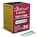 Care Touch Ketone Test Strips - 50 Ketone Blood Test Strips for Diabetics and Ketogenic, Paleo and Atkins Diet