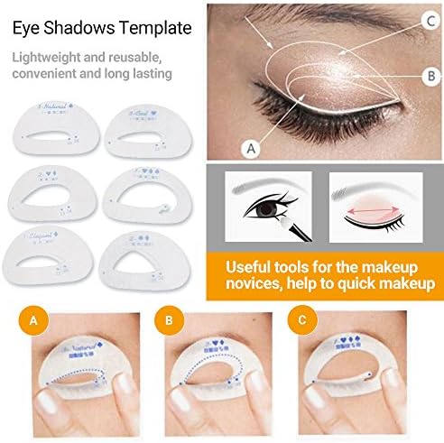Eyeliner Stencil – Perfect Cat Eye Smokey Eye Shadow Template - Makeup Template and Grooming Shaping Template Useful Makeup Tool