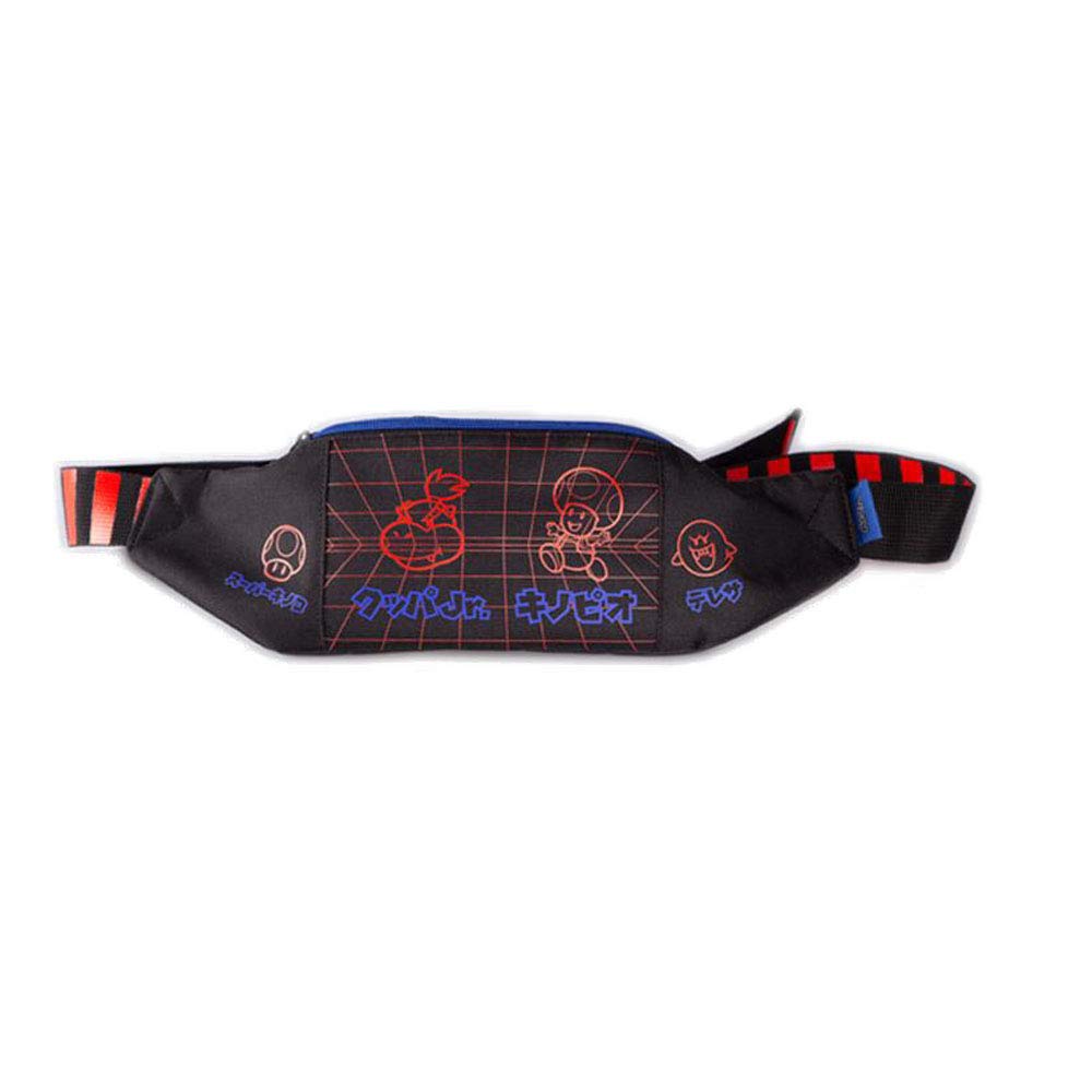 Super Mario Bros. Neon Characters Print Waist Bag