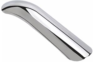 BHYSHOP Curve Exhaust Heat Shield Heel Guard for Harley Honda Kawasaki Suzuki Yamaha VTX