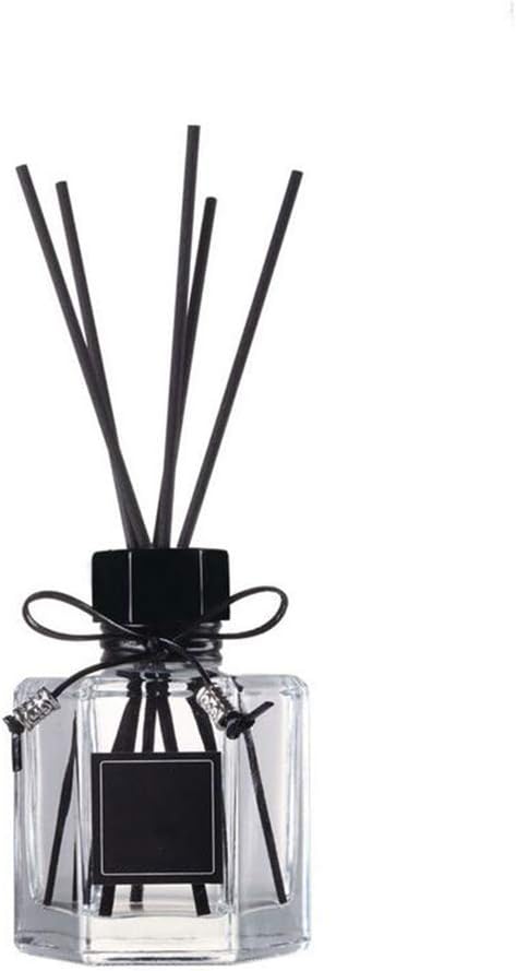 150ml 5oz Clear Glass Refillable Diffuser Bottle Empty Aromatherapy Diffuser Jar Container for DIY Essential Oils Home Fragrance Decor Set