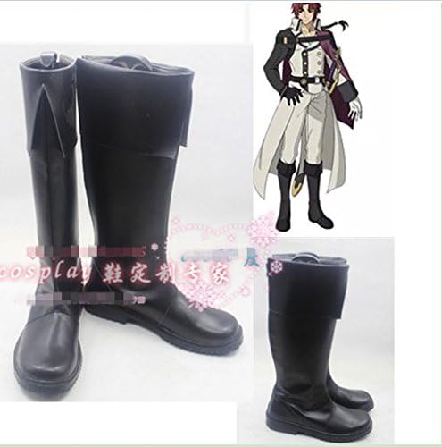 Anime Seraph of the End/Owari no Seraph Crowley Eusford Cos Boots Shoes Cosplay