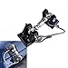 omotor Pair for Jeep Wrangler JK 2 Doors / 4 Doors(2007-2018) Hood Catch Latch Set Kit Hood Locking Black Aluminum Umlimted
