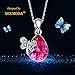 NEEMODA Crystal Pendant Necklace for Women Jewelry Gifts for Her Butterfly