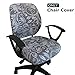 Melaluxe Computer Office Chair Cover - Protective & Stretchable Universal Chair Covers Stretch Rotating Chair Slipcover
