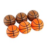 Mini Sports Stress Balls Basketballs Fun, 6-pack