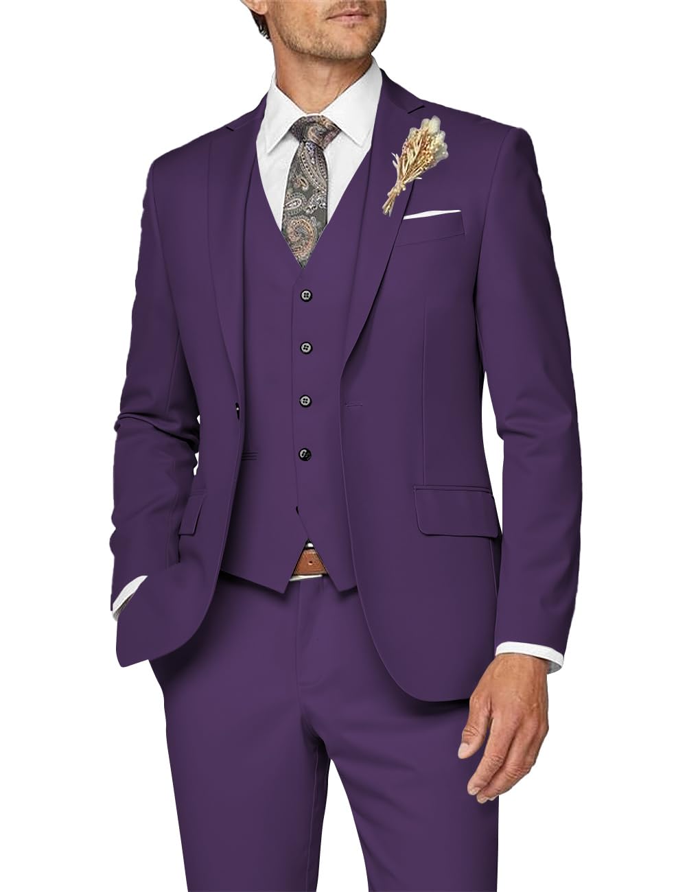 Wangyue Slim Fit Suit - Men's Wedding & Prom