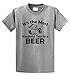 Comical Shirt Men's It's Most Wonderful Time For Beer Funny Christmas T-Shirt