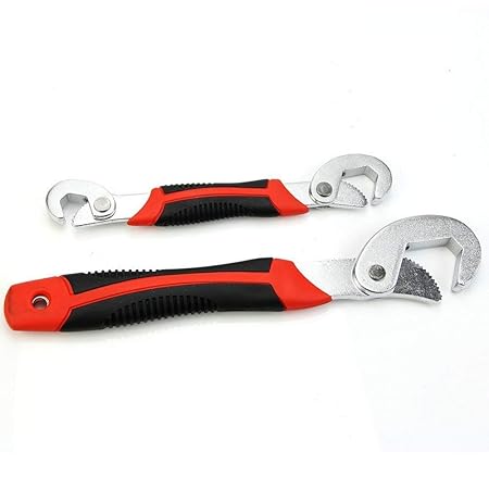 RIANA CREATION Adjustable Universal Multi Wrench Spanner Set Tools Snap and Grip