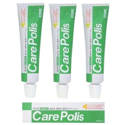 薬用歯磨 ケアポリス 75g × 3本セット商品画像