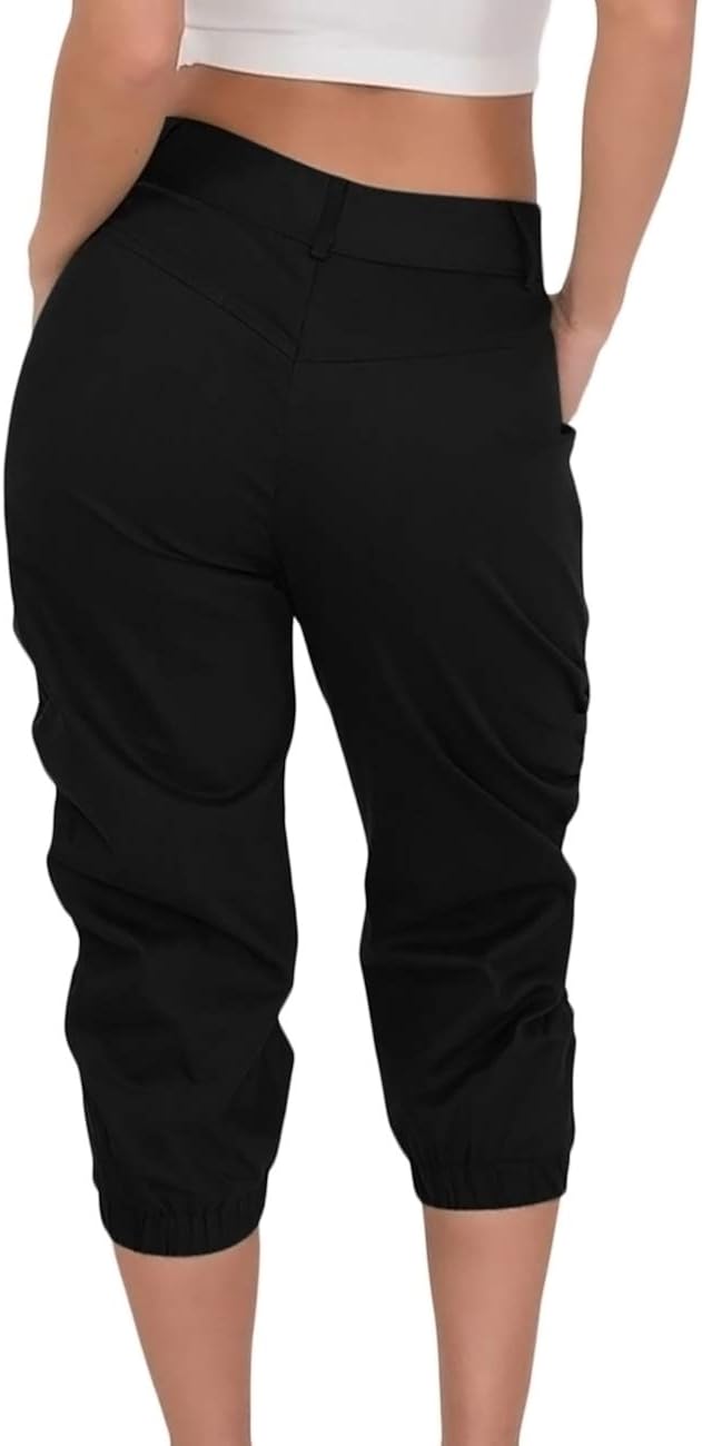 ladies cuffed jogging bottoms