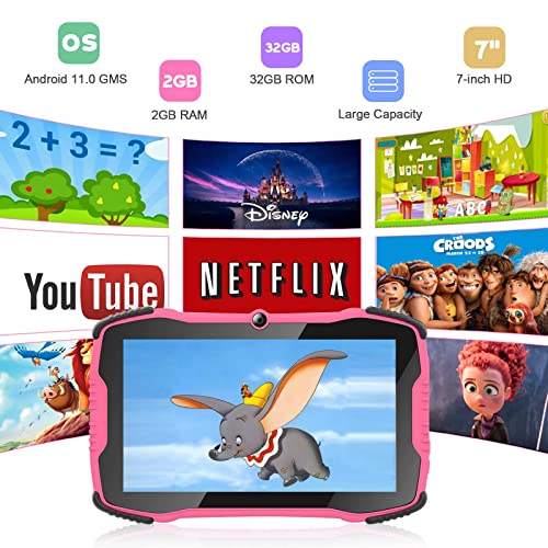 Tablet for Kids 7 inch Kids Tablet for Toddlers Tablet with WiFi Dual