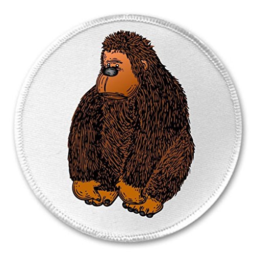 A&T Designs Cuddly Gorilla 3" Sew On Patch Ape Forest Jungle Africa