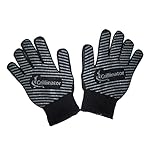 Grillinator Gloves Heat Resistant Authentic BBQ Oven Gloves