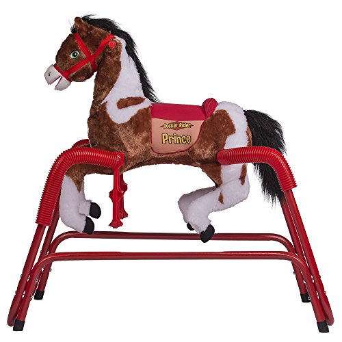 Rockin' Rider Prince Spring Horse Ride On, 39 x 24 x 37.5 - Thumbnail 2