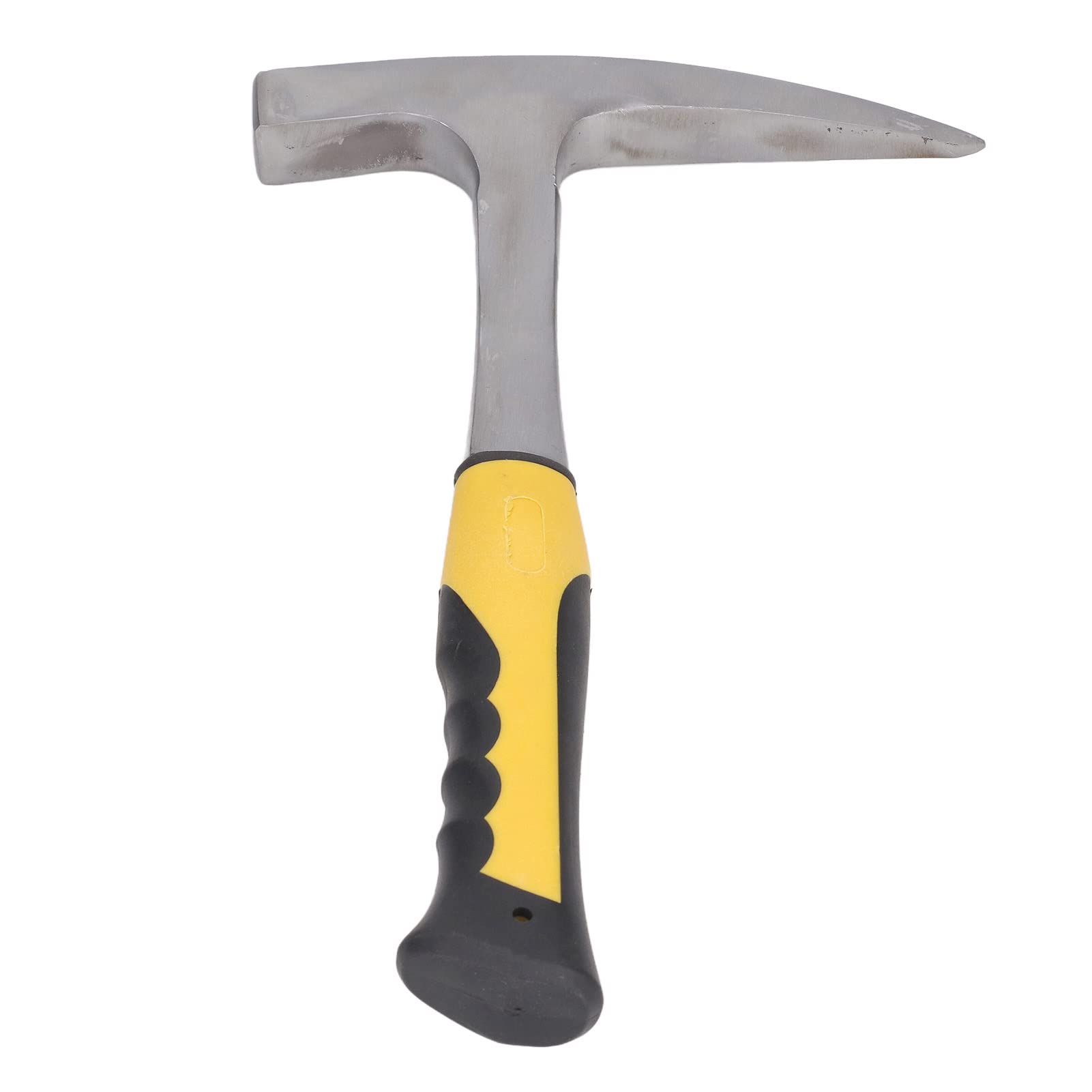 Rubber Handle Impact Resistant Geological Pointed Head Duckbill Hammer Exploration Hammer Geological Hammer (S)