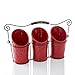 Kitchen Flatware Caddy - 3 Ceramic Utensil Holders (4