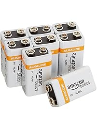 AmazonBasics 9 Volt Everyday Alkaline Batteries (8-Pack)