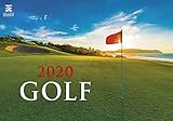 Golf Calendar - Calendars 2019 - 2020 Wall Calendar - Golf Courses Calendar - Links Calendar - Golf Course Calendar - Photo Calendar - Sports Calendar By Helma by 