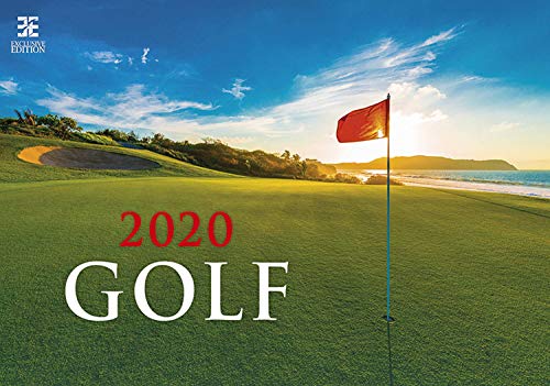 Golf Calendar - Calendars 2019 - 2020 Wall Calendar - Golf Courses Calendar - Links Calendar - Golf by 