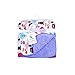 Genio Baby Sherpa Fleece Baby Blanket Unisex 30 x 40 Soft- Perfect for Swaddling and Strolling, Owl Baby Blankets, Receiving Blankets for Girls (Purple)