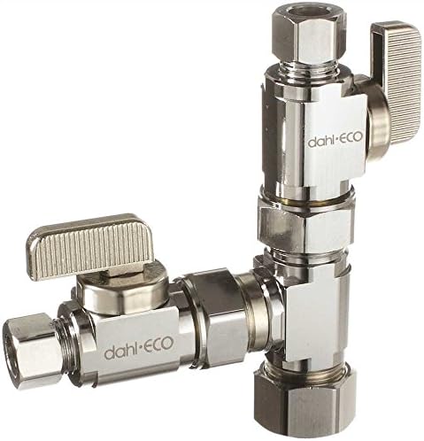 Valve Shut Off Dual 5/8x3/8