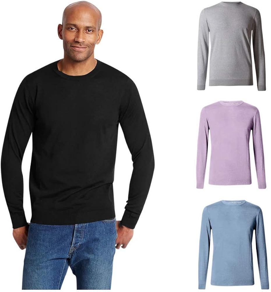 merino wool jumper marks and spencer