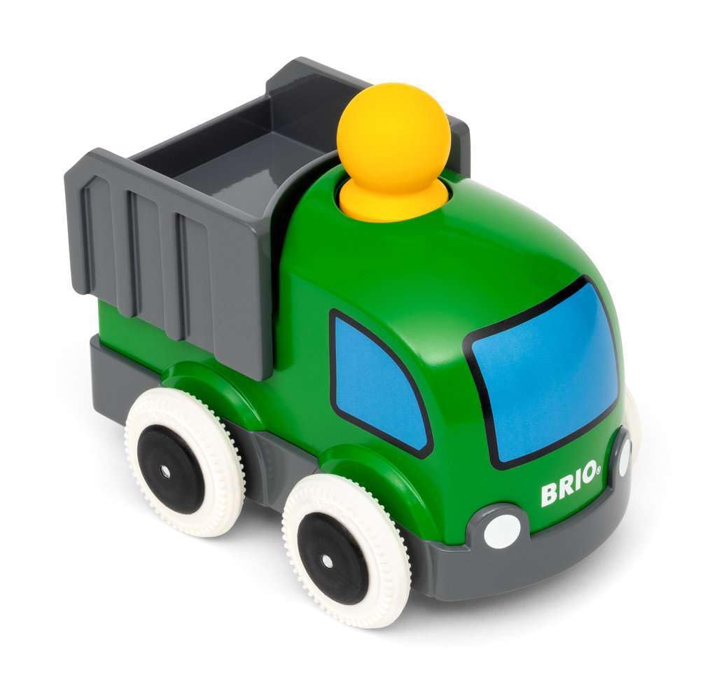 BRIO Push & Go Truck Push Along Vehicle - Educational Toddler Toy for Kids 12 Months Up (Children 1 Year Old)