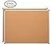 Learniture LNT-127-24362-SO Natural Cork Board w/ Aluminum Frame, Brown (Pack of 2)