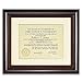 Artcare by Nielsen Bainbridge 12x15 Hampton Collection Walnut Glazed Archival Document Frame with Warm White Mat for 8.5x11 Document Includes: UV Glazed Glass and Anti Aging Liner