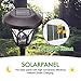 Azirier Solar Lights Outdoor Waterproof Security Lights Easy Install Garden Lights for Garden Path Walkway Light 8 Pack …