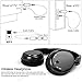 Tv Earphones Wireless Headphones RF Headphones 3.5mm Wired Earphones Hifi Stereo Rechargeable Headset with FM Radio for PC TV MP3 MP4 Audio