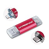 WANSENDA 512GB USB Flash Drive 3 in 1 Type C