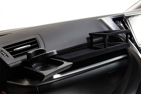 Amazon エムズスピード 助手席用フロントテーブル 30系 アルファード ヴェルファイア専用 スエード調仕上げ トレイ 車 バイク