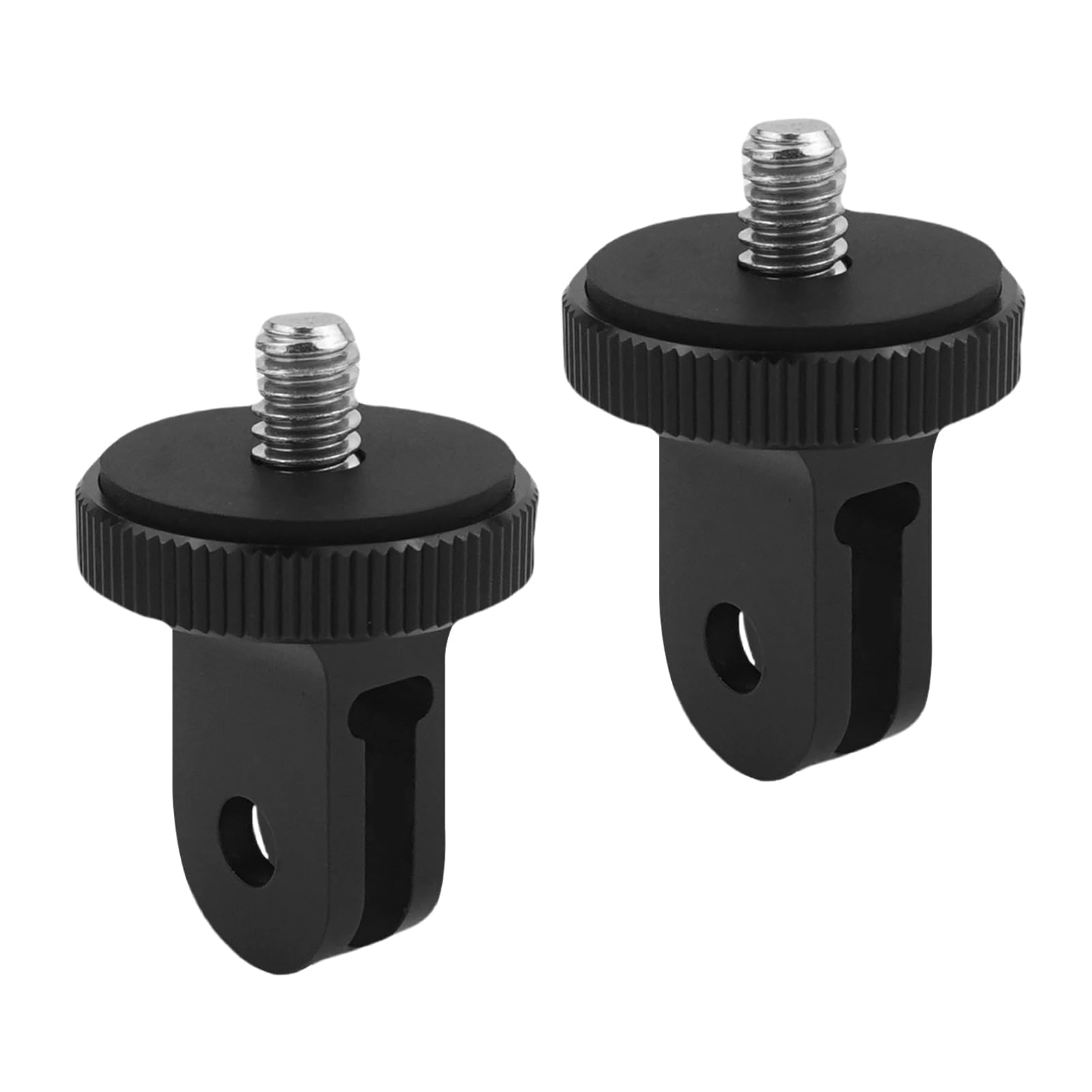 Fascetta Tripod Mount Adapter For Gopro 2pcs Aluminium 1/4" -20 Camera Mounts 1/4 Conversion Adapter Tripod Accessories for Gopro Hero 11 10 Insta360 Sony Xiaomi Yi and Action Cameras