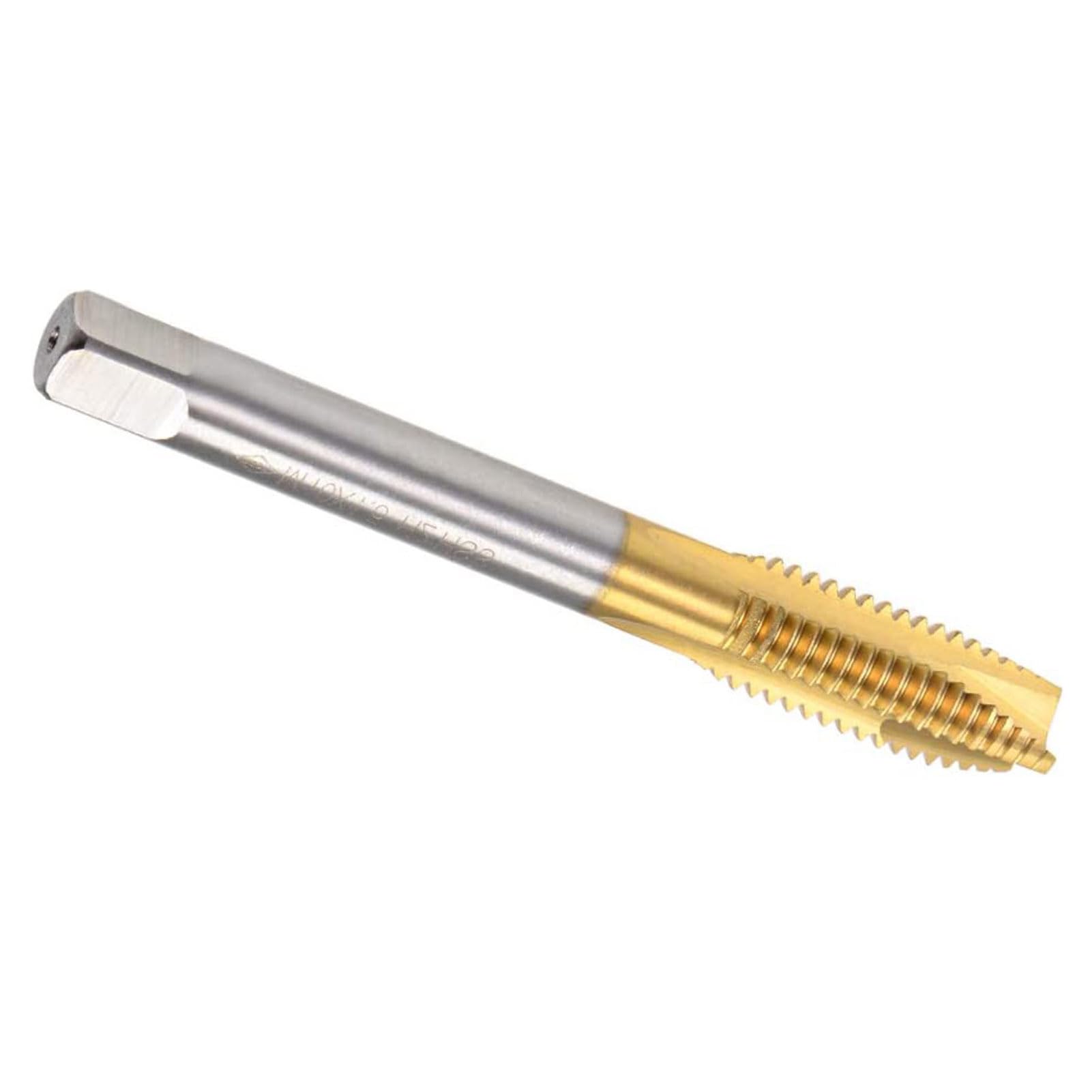 MACHSWON Spiral Point Plug Threading Tap for Drilling and Tapping Aluminum Die Steel Ordinary Steel Non-Ferrous Metals and Hard Plastics H2 3 Flutes HSS Metric Screw Taps M10 x 1.5 mm 1PCS