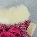 Fitwarm Elegant Pink Floral Faux Furred Dog Coats Pet Clothes Winter Dresses, Medium