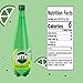 Perrier Lime Flavored Sparkling Water, 33.8 FL OZ, 1L Plastic Water Bottles (12 Count)